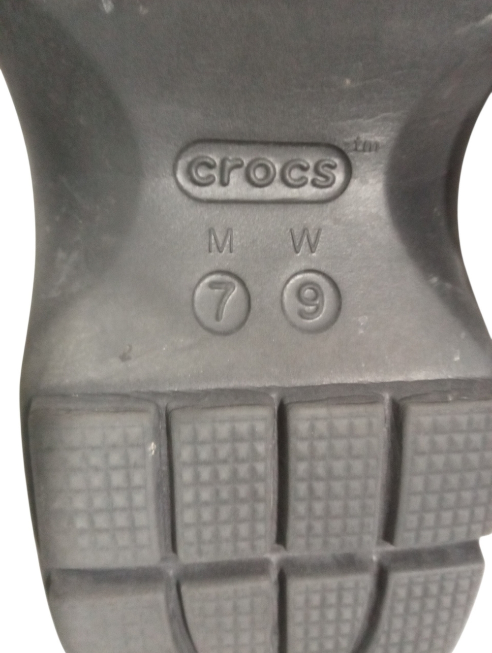 Crocs Stomp Fisherman Sandals Black Platform Chunky Comfort Sz M(7) W(9) - Picture 6 of 6